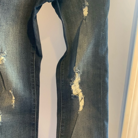 NWT Kancan high-rise super skinny distressed jeans, size 3/15 - Picture 5 of 16